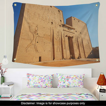 Entrance To The Horus Temple  Edfu Egypt  Wall Art 56417571