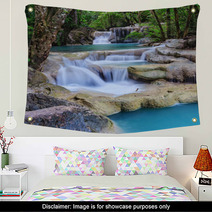 Erawan Waterfall, Kanchanaburi, Thailand Wall Art 60730656