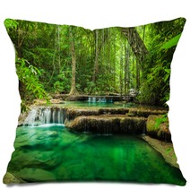Erawan Waterfall. Pillows 54611970