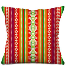 Ethnic Fabric Pattern Pillows 70839421