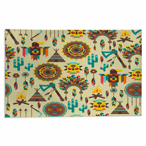 Ethnic Seamless Pattern In Native Style. Rugs 61943105