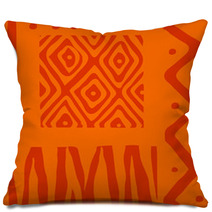 Ethno Style Illustration Pillows 11137738