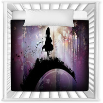 Evening In The Magical Forest Silhouette Art Photo Manipulation Nursery Decor 141904657
