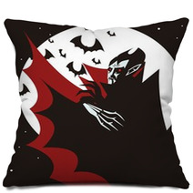 Evil Vampire In The Night Pillows 175442059