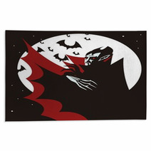 Evil Vampire In The Night Rugs 175442059