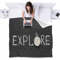 Explore Word Watch Blankets 100094377