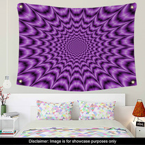 Explosive Web In Purple Wall Art 55309647