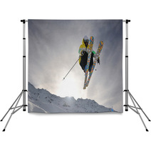 Extreme Freestyle Ski Jump Backdrops 29814338