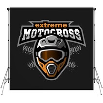 Extreme Motocross Logo Backdrops 163750410