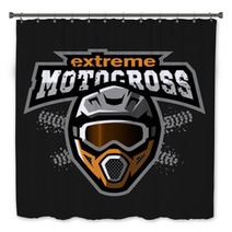 Extreme Motocross Logo Bath Decor 163750410