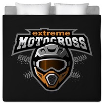 Extreme Motocross Logo Bedding 163750410