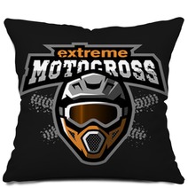 Extreme Motocross Logo Pillows 163750410