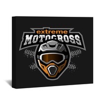 Extreme Motocross Logo Wall Art 163750410