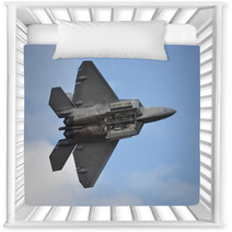 F-22 Raptor With Weapons Bay Deployed Nursery Decor 65079935