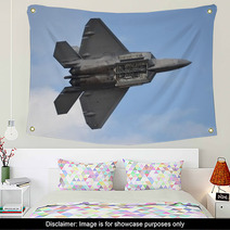 F-22 Raptor With Weapons Bay Deployed Wall Art 65079935