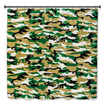 Fabric On Military Camouflage Bath Decor 64518235