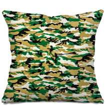 Fabric On Military Camouflage Pillows 64518235