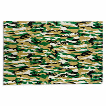 Fabric On Military Camouflage Rugs 64518235