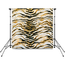 Fabric On The Tiger Striped Backdrops 59138267
