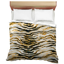 Fabric On The Tiger Striped Bedding 59138267