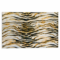 Fabric On The Tiger Striped Rugs 59138267