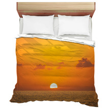 Fabulous Sunset On A Background Of Sky And Sea. Bedding 64661507