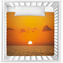 Fabulous Sunset On A Background Of Sky And Sea. Nursery Decor 64661507