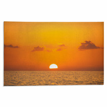 Fabulous Sunset On A Background Of Sky And Sea. Rugs 64661507
