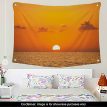Fabulous Sunset On A Background Of Sky And Sea. Wall Art 64661507