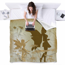 Fairy Background Blankets 20380380