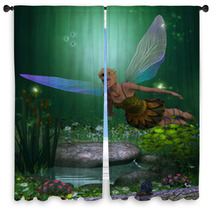 Fairy In Flight Window Curtains 63591190