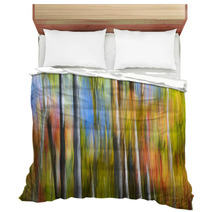 Fall Colors Abstract Bedding 102188098
