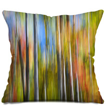 Fall Colors Abstract Pillows 102188098