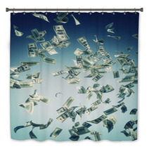 Falling Banknotes Bath Decor 66644518