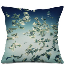 Falling Banknotes Pillows 66644518
