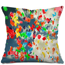 Falling Letters Pillows 61893701