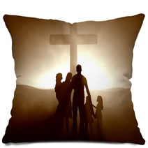 Family At The Cross Pillows 23108751