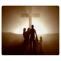 Family At The Cross Rugs 23108751