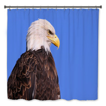 Famous American Bald Eagle Against Blue Sky Bath Decor 31108812