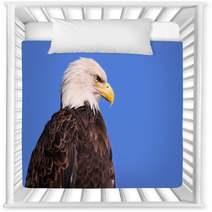 Famous American Bald Eagle Against Blue Sky Nursery Decor 31108812