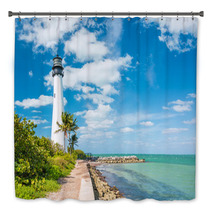Famous Lighthouse At Key Biscayne, Miami Bath Decor 65902565