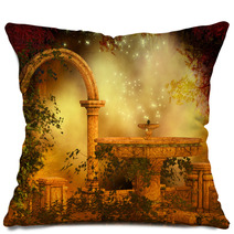 Fantasy Magical Forest Scene Pillows 71092794