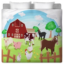 Farm Animals Bedding 45285889