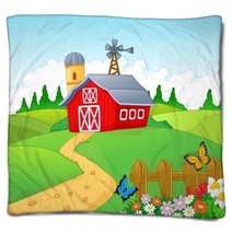 Farm Background Blankets 63138426