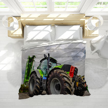 Farming Tractor And Plough, Giant Tires, Latest Model Bedding 67296425
