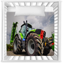 Farming Tractor And Plough, Giant Tires, Latest Model Nursery Decor 67296425