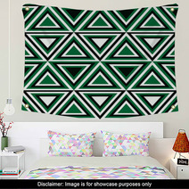Fashion Pattern With Triangles Wall Art 50461562