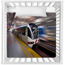 Fast LRT Train In Motion, Kuala Lumpur Nursery Decor 47319460