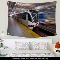 Fast LRT Train In Motion, Kuala Lumpur Wall Art 47319460