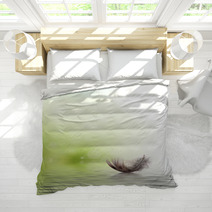 Feather Drifting On Water Background Bedding 42681725